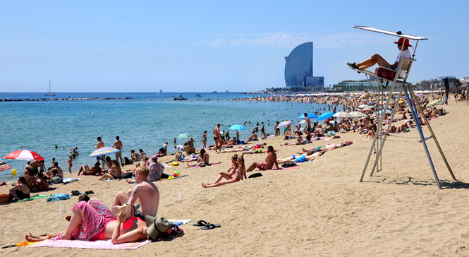 plage barcelone