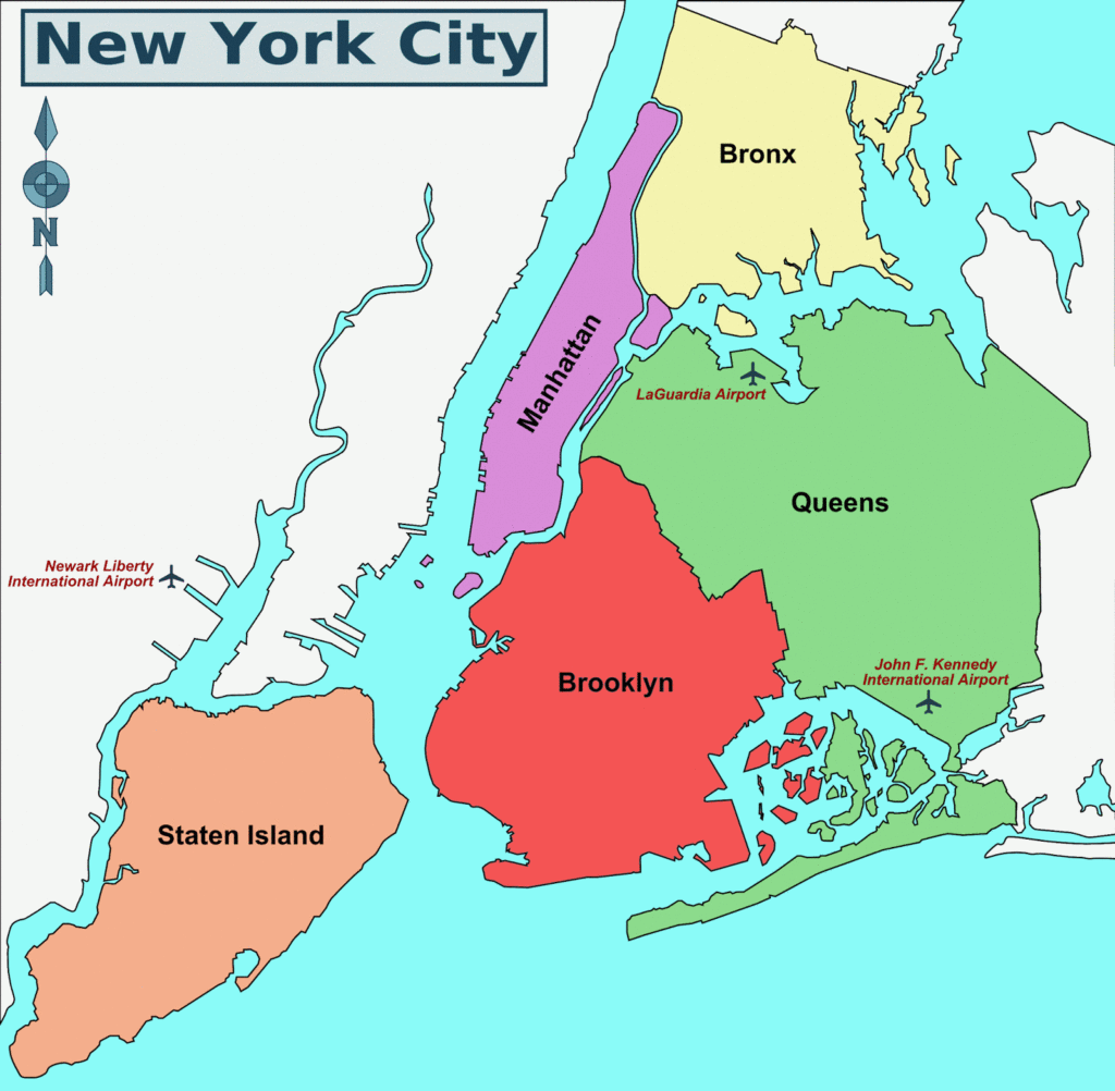 which of new york city