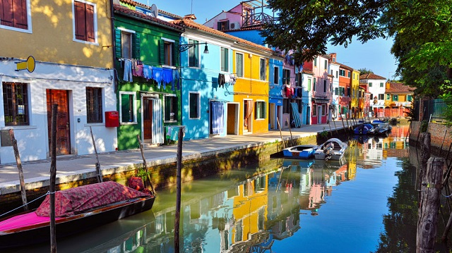 quartier de Burano Venise