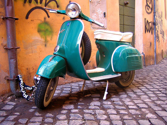 découvrir Rome en Vespa