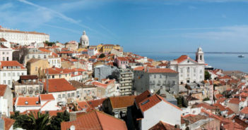 Panorama de l'Alfama à Lisbonne