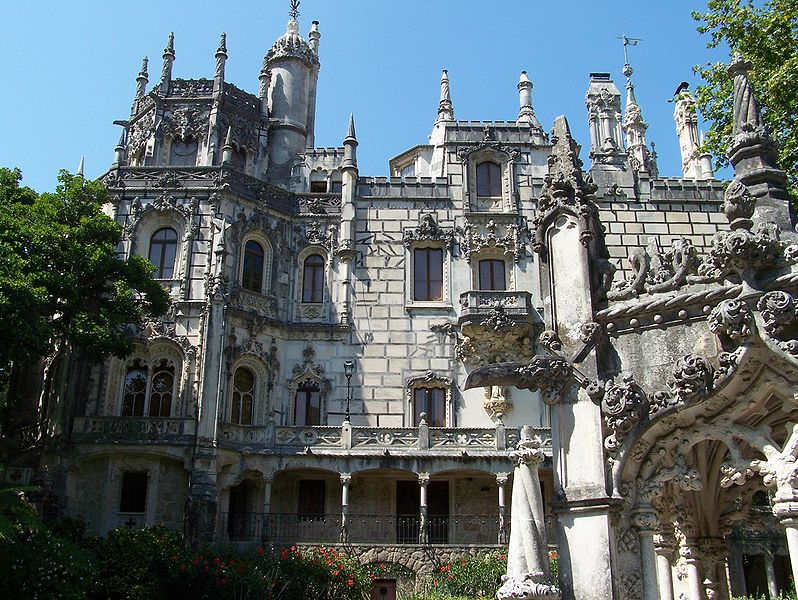 Facade du palais de Regaleira