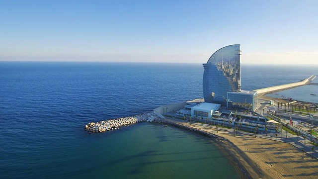 hôtel de luxe : le W Barcelona