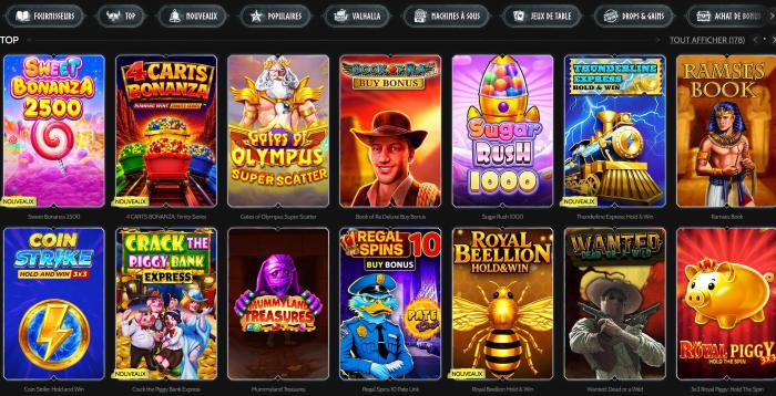 les jeux de casino sur godz