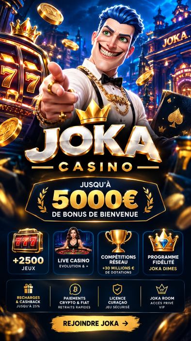 Joka casino en 1 coup d'oeil